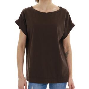 T-SHIRT SCATOLINA MARRONE